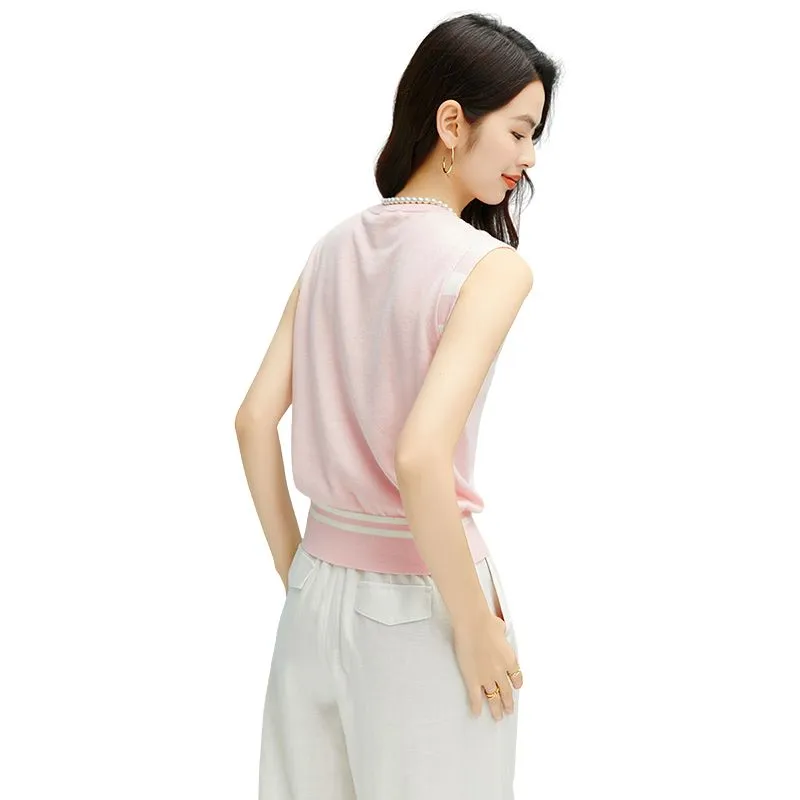 Late White Knitwear Women's Light Pink-3