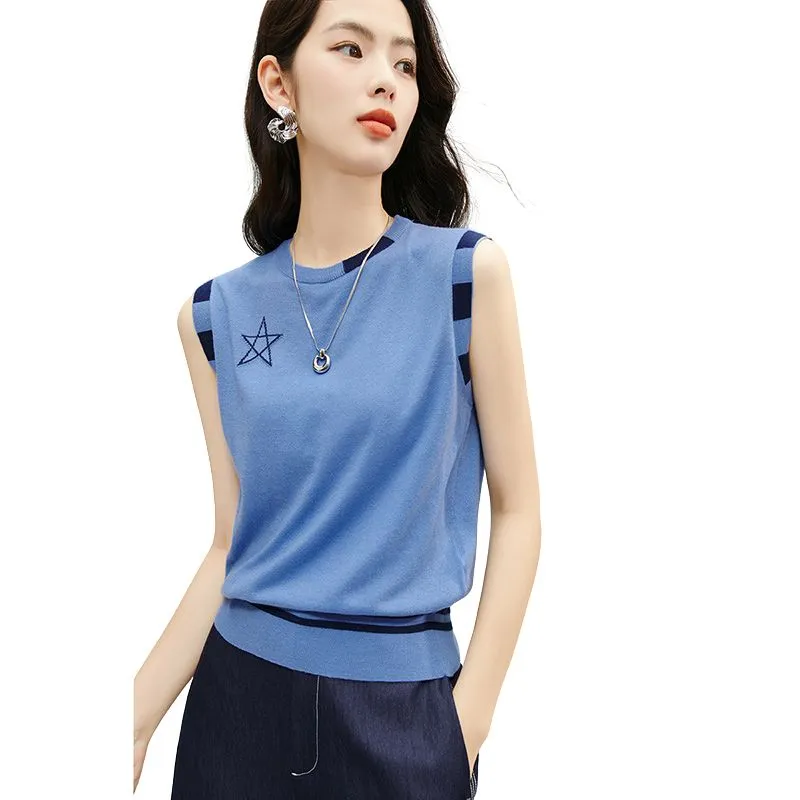 Late White Knitwear Women's Blue-2