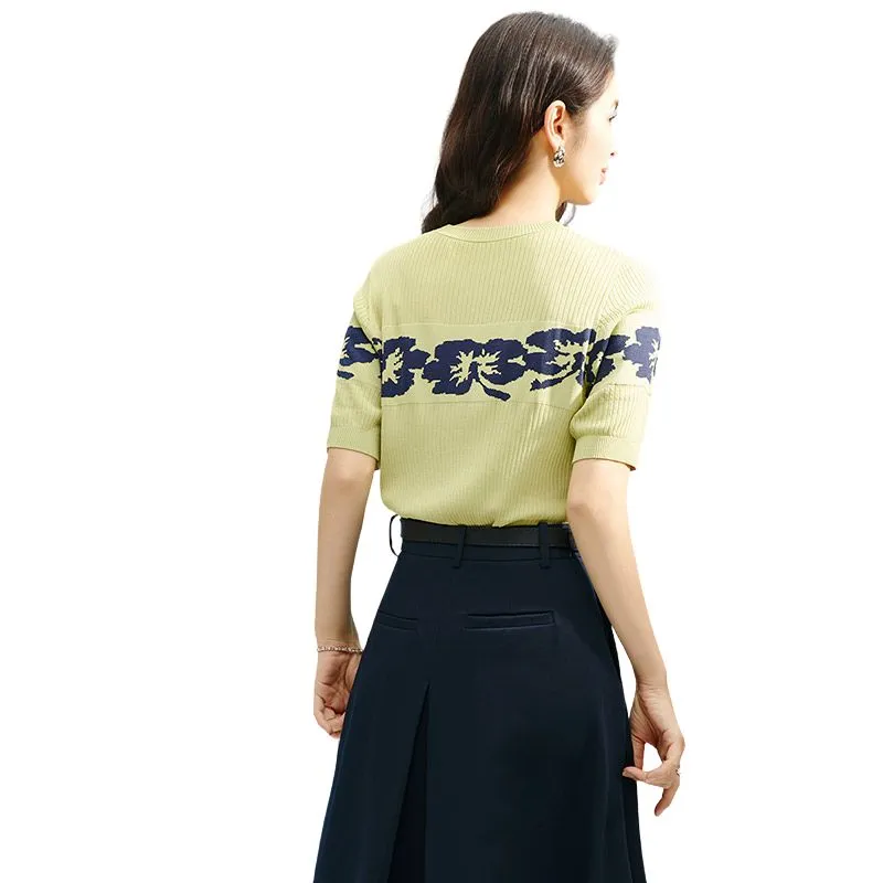 Late White Knitwear Women's Green-3