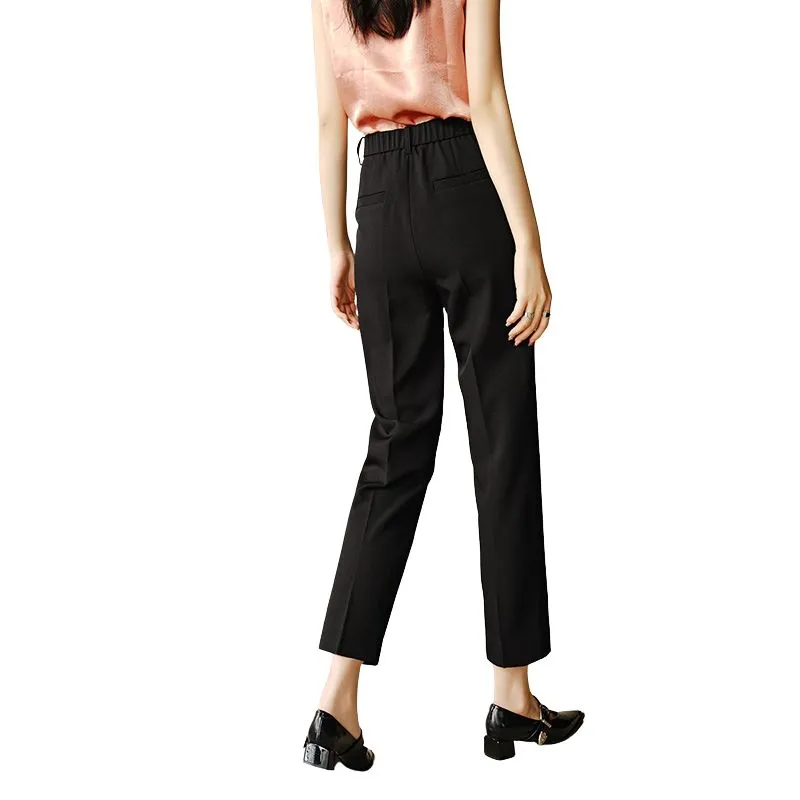 Late White Casual Pants Women's-4