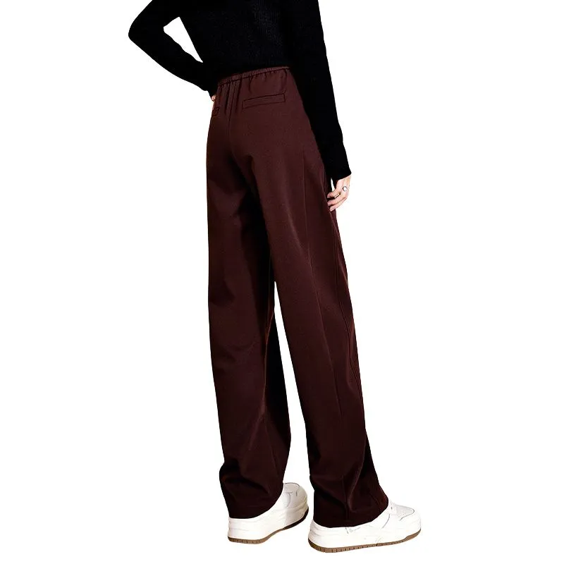 Late White Casual Pants Women's Ancora Red-1