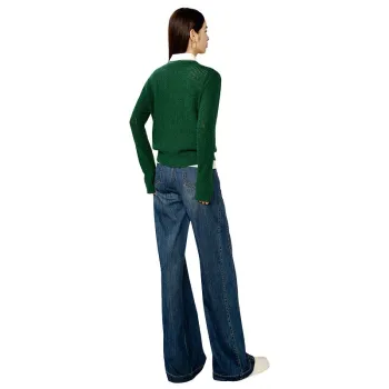 Late White Knitwear Women's Green