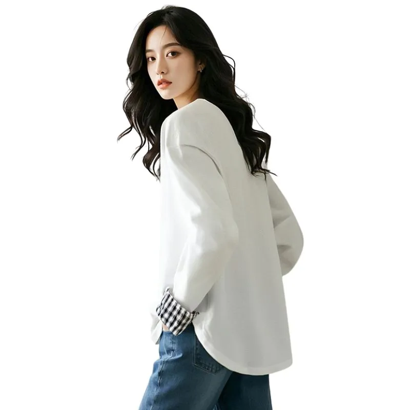 Late White T Shirt Women's White-3