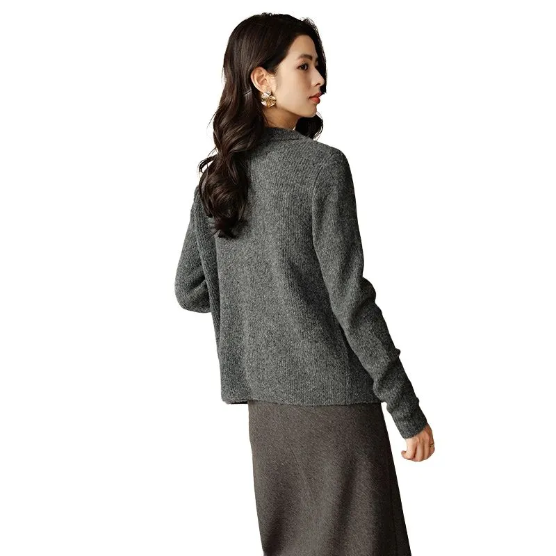 Late White Knitwear Women's Gray-1
