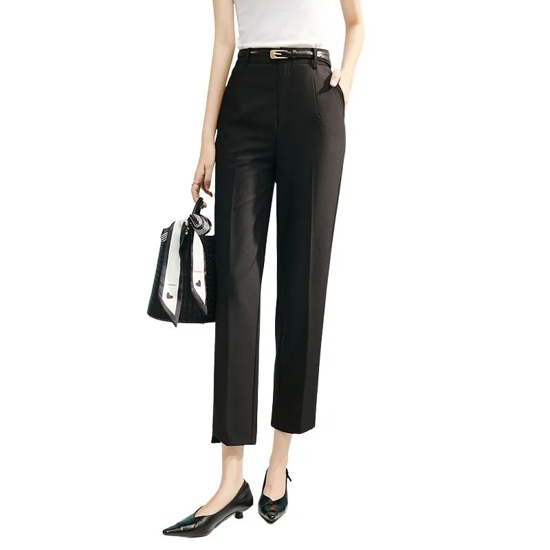 Late White Casual Pants Women's-2