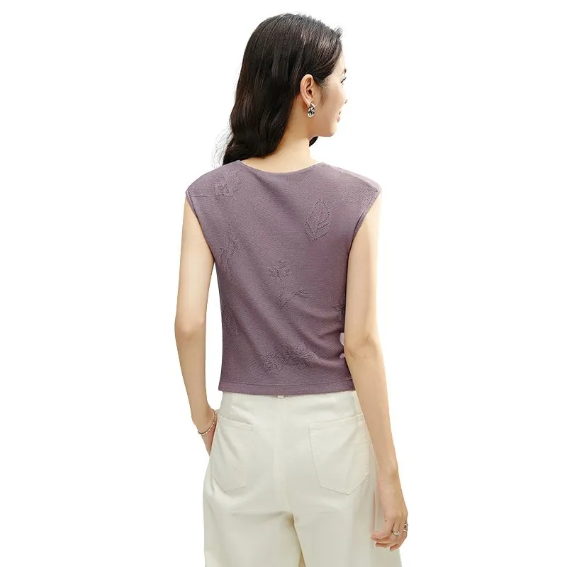 Late White Knitwear Women's Purple-3