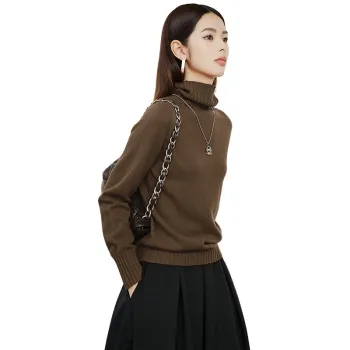 Late White Knitwear Women's Coffee