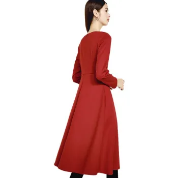 Late White Long Sleeved Dresses Women's