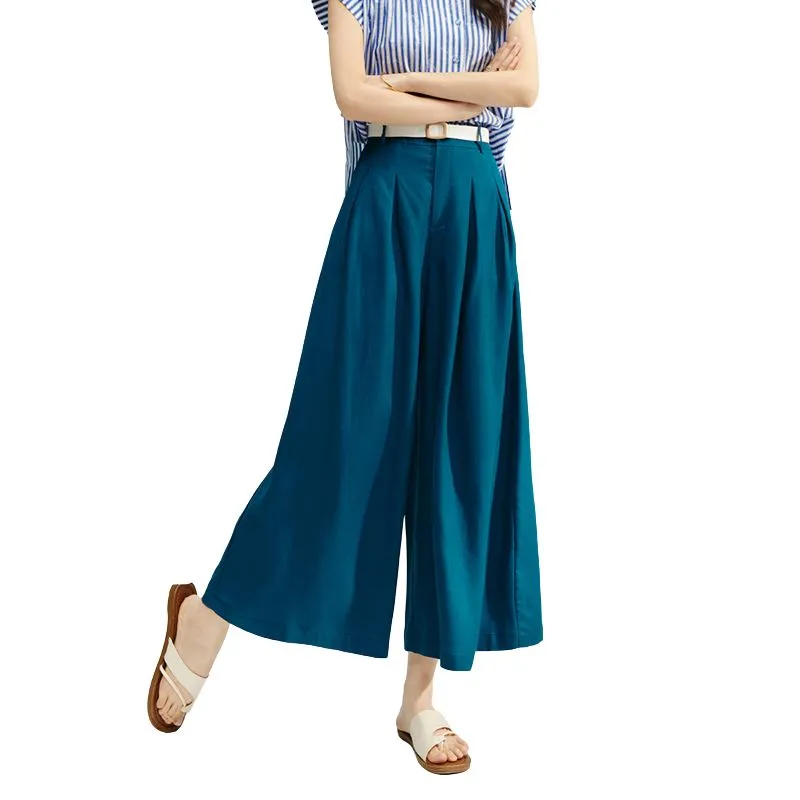 Late White Casual Pants Women's-2