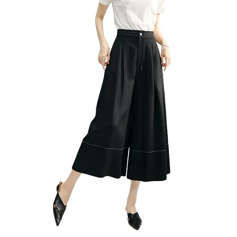 Late White Casual Pants Women's-2