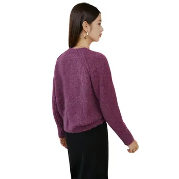Late White Knitwear Women's Purple