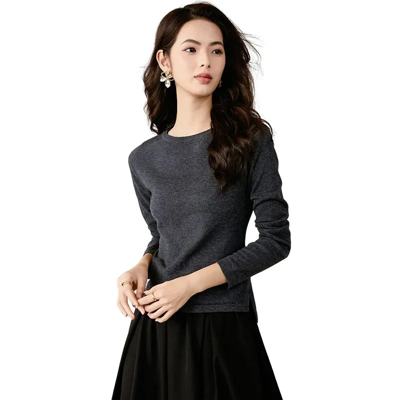Late White Knitwear Women's Dark Gray-3