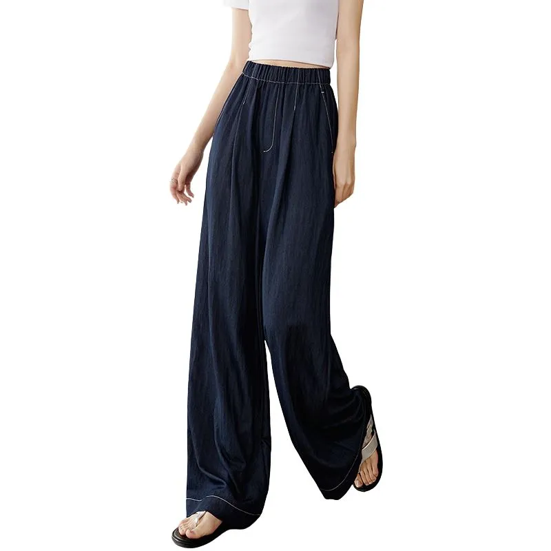 Late White Casual Pants Women's-2