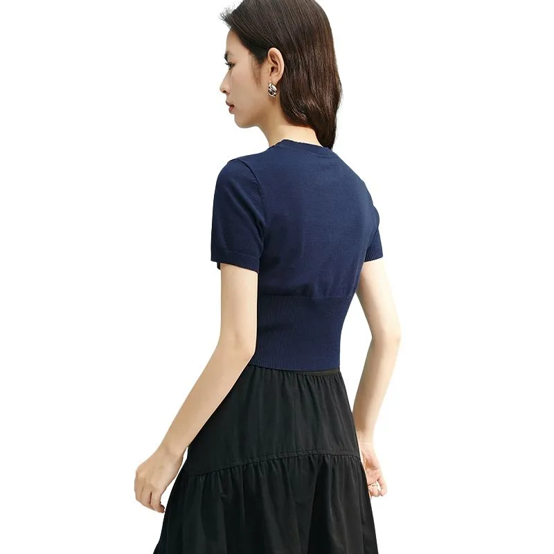 Late White Knitwear Women's Dark Blue-3