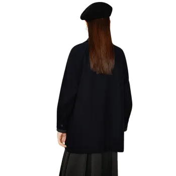 Late White Coat Women's Dark Blue