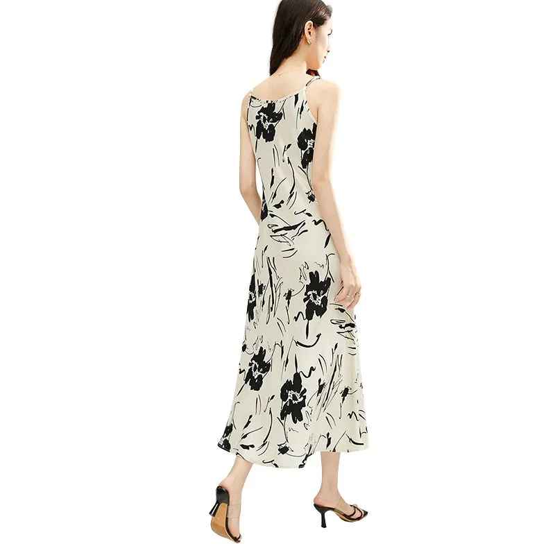 Late White Slip Dress Women's Multicolor-3