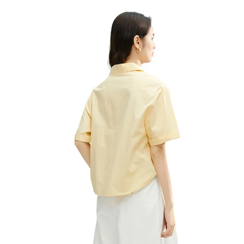 Late White Shirts Women's Custard-3