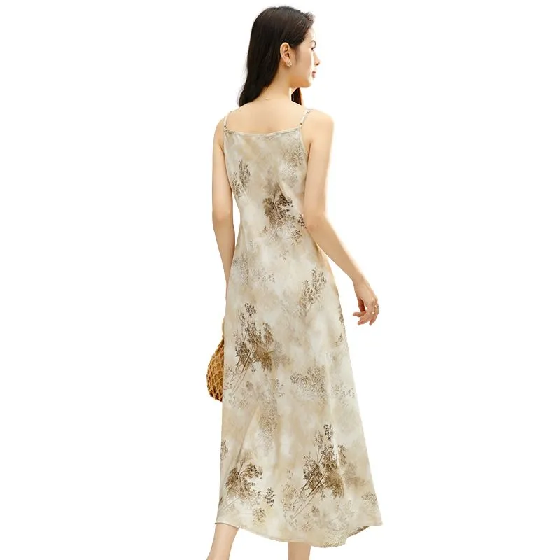 Late White Slip Dresses Women's Multicolor-3