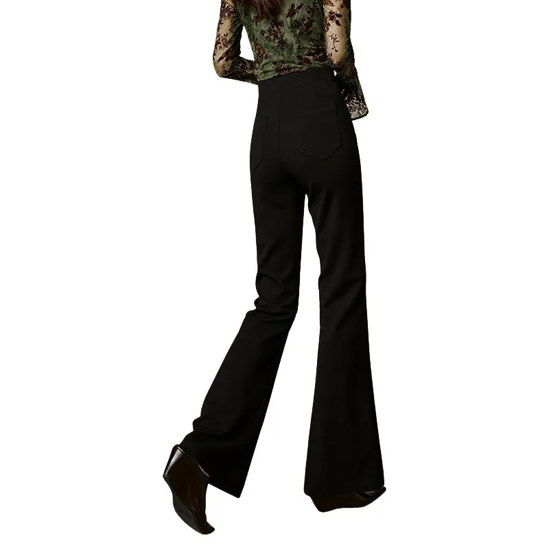 Late White Casual Pants Women's-5