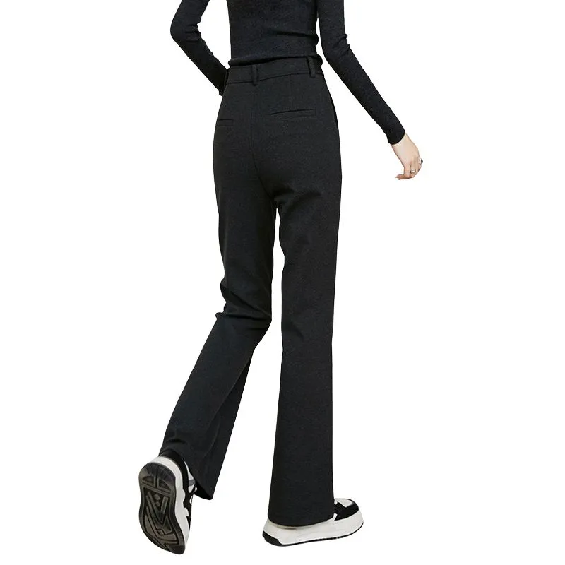 Late White Casual Pants Women's-5