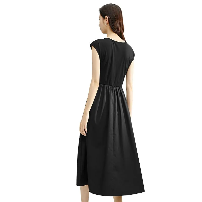 Late White Short Sleeved Dress Women's-3