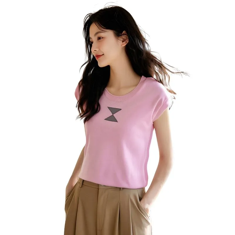 Late White Knitwear Women's Pink-3