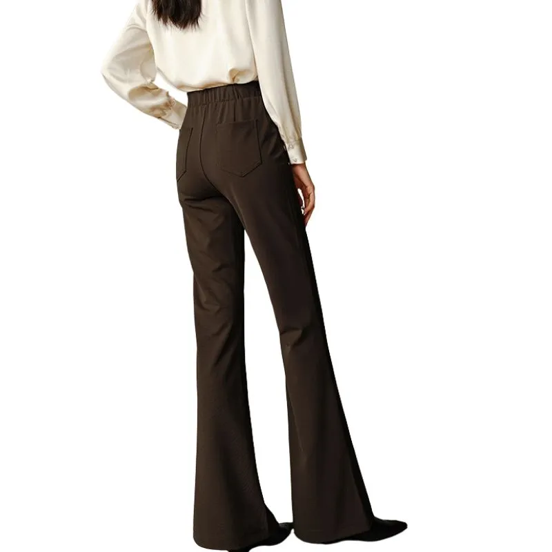 Late White Casual Pants Women's-1