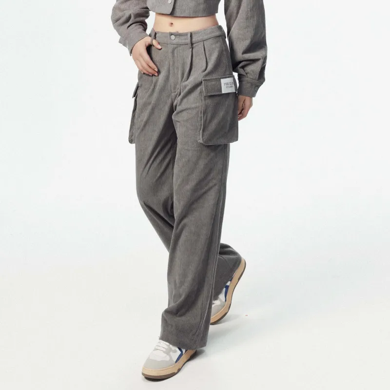 PUKI Casual Pants Women's Gray-4