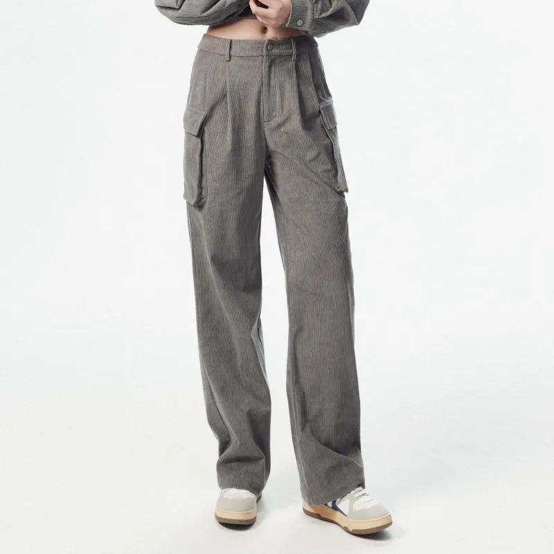 PUKI Casual Pants Women's Gray-2