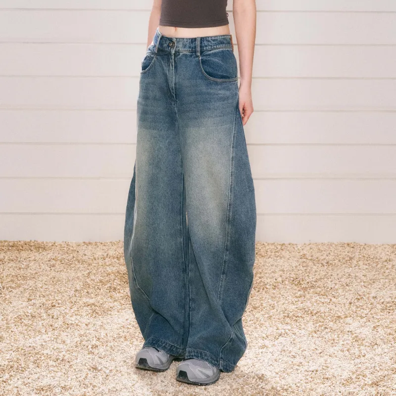 PUKI Jeans Women's Blue-2