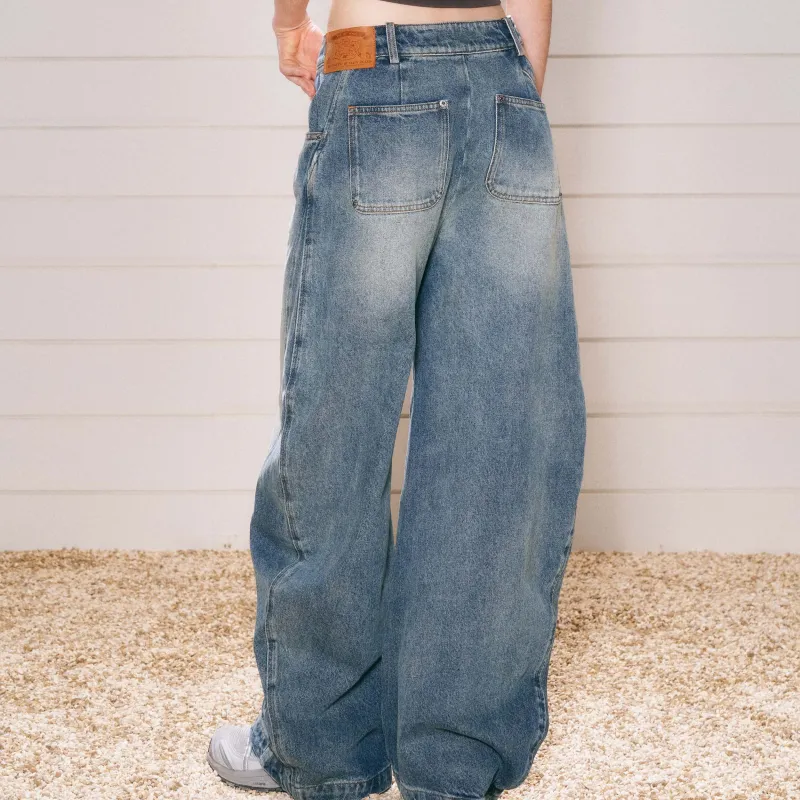 PUKI Jeans Women's Blue-3