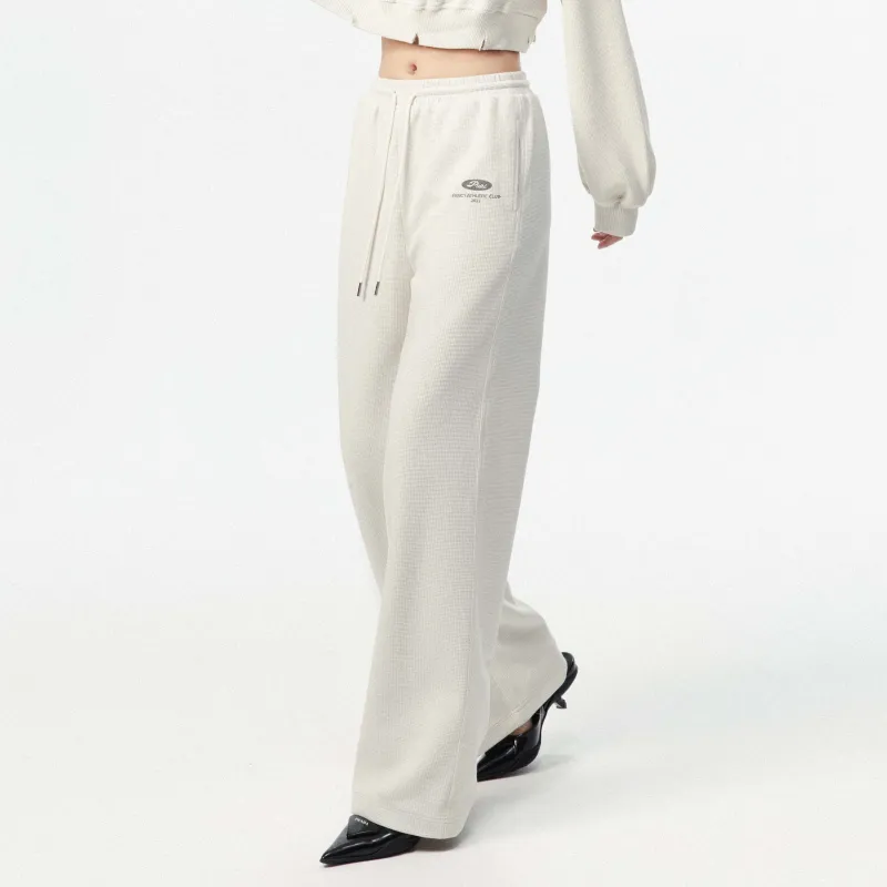 PUKI Casual Pants Women's Beige Apricot-2