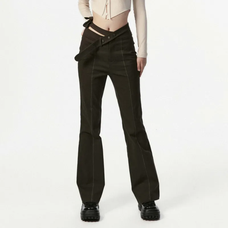 PUKI Cargo Pants Women's Dark Green-2