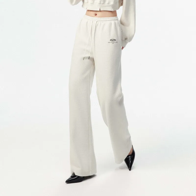 PUKI Casual Pants Women's Beige Apricot-3