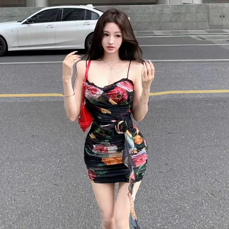 CZMO Slip Dresses Women's Black-1