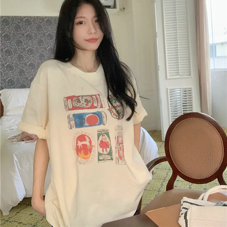 CZMO Regular T Shirt Women's Cream Yellow-5