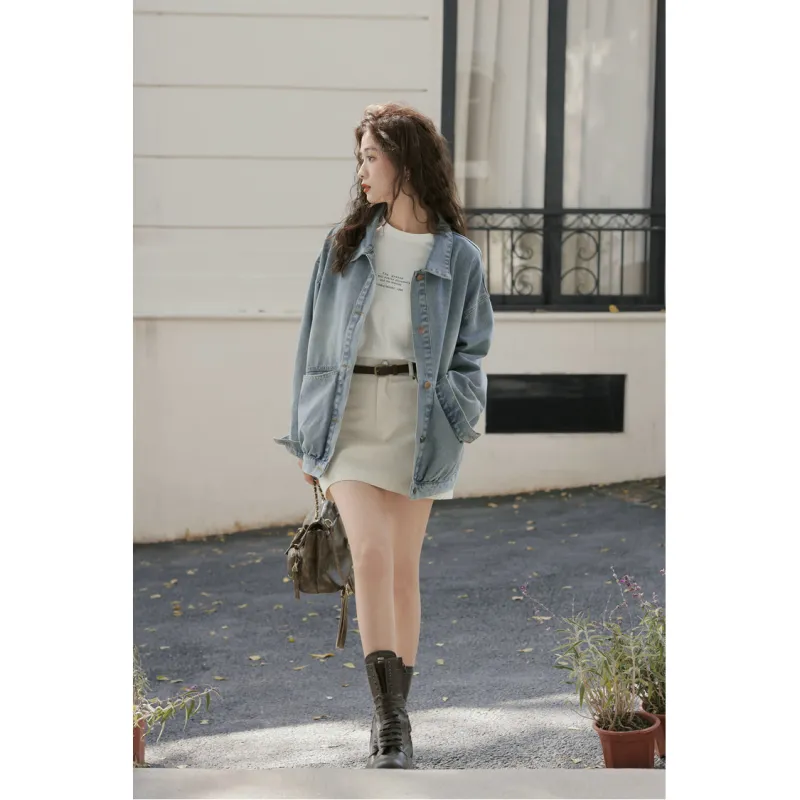 CZMO Denim Jackets Unisex Vintage Blue-2