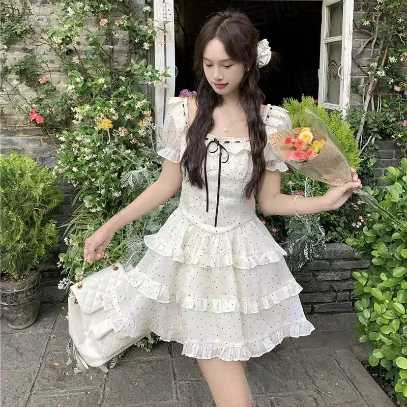CZMO Short Sleeved Dress Women's White-2