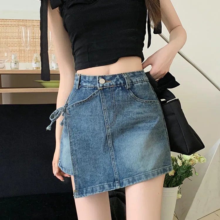 CZMO Denim Shorts Women's Dark Blue-7