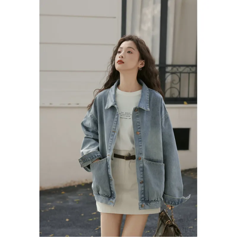 CZMO Denim Jackets Unisex Vintage Blue-1