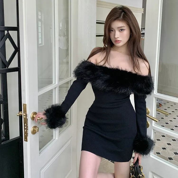 CZMO Long Sleeved Dress Women's Black-5