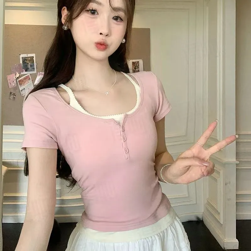 CZMO Set in Sleeve T Shirt Women's-3
