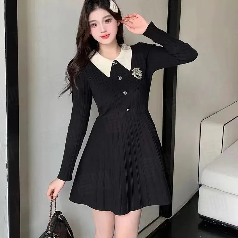 CZMO Long Sleeved Dress Women's Black-2