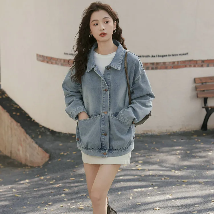 CZMO Denim Jackets Unisex Vintage Blue-3