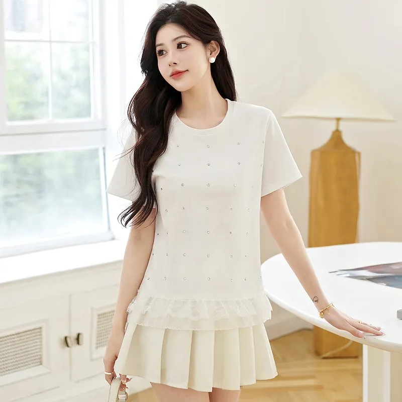 CZMO T-Shirts Women's White-3