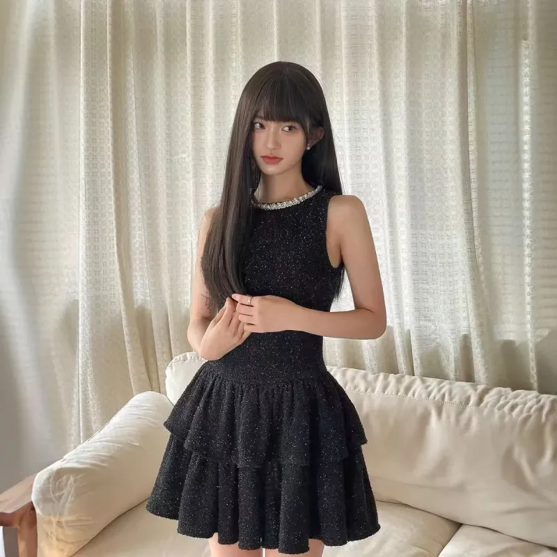 CZMO Sleeveless Dress Women's Black-2