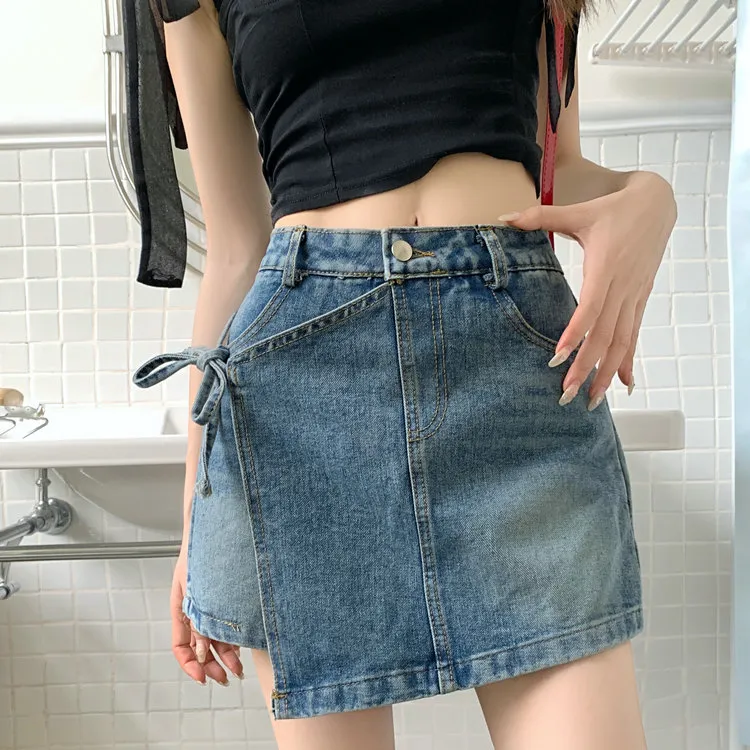CZMO Denim Shorts Women's Dark Blue-3