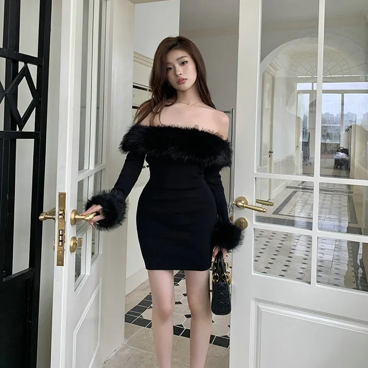CZMO Long Sleeved Dress Women's Black-6