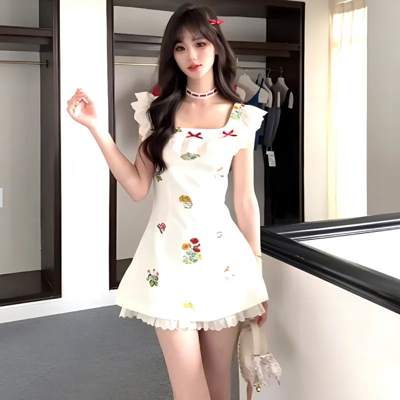 CZMO Sleeveless Dresses Women's White-2