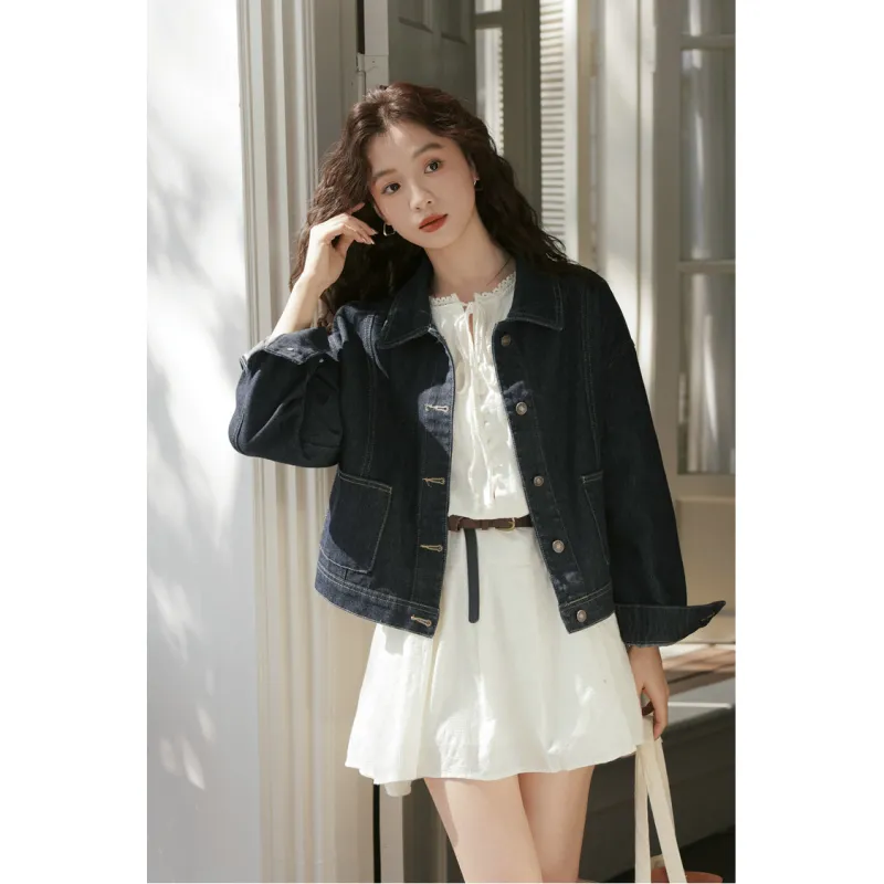 CZMO Denim Jackets Unisex Dark Blue-1